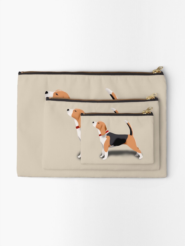 Alternate view of Beagle Zipper Pouch