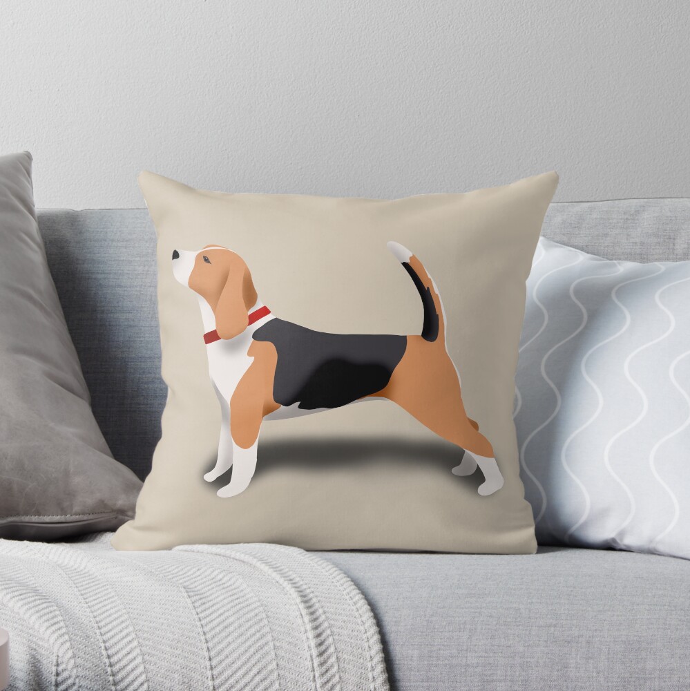 Beagle Throw Pillow