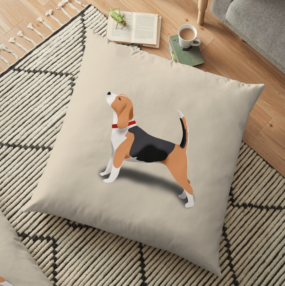 Beagle Floor Pillow