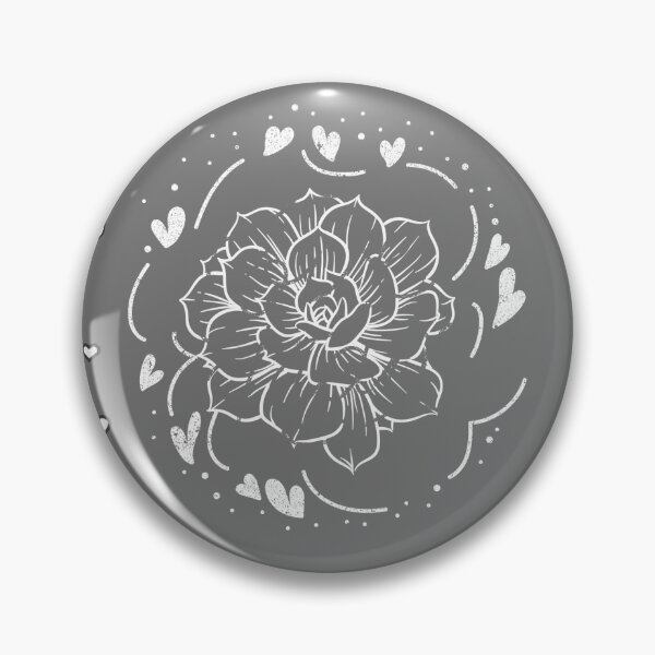 Item preview, Gray Flowers Design High Quality designed and sold by bekkal94.