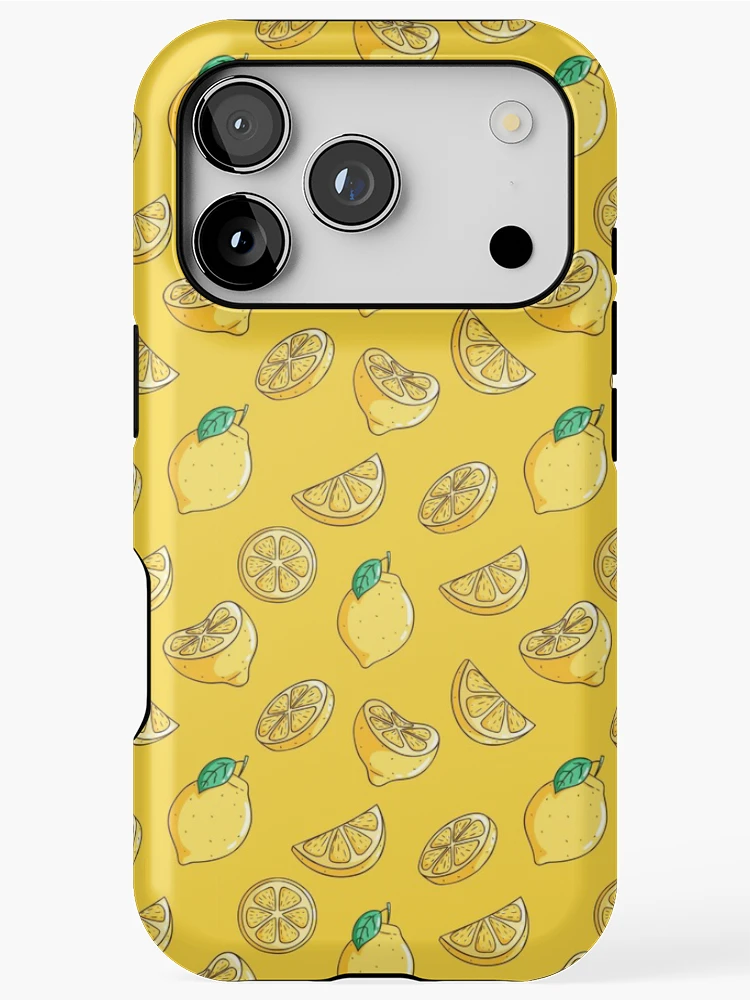 Thumbnail 1 of 4, iPhone Case, Lemons Pattern designed and sold by edwardecho.