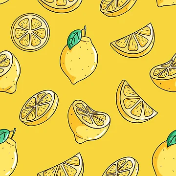 Artwork thumbnail, Lemons Pattern by edwardecho