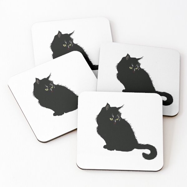 Item preview, Black Cat Sticker designed and sold by LivsPopUpArtShp.