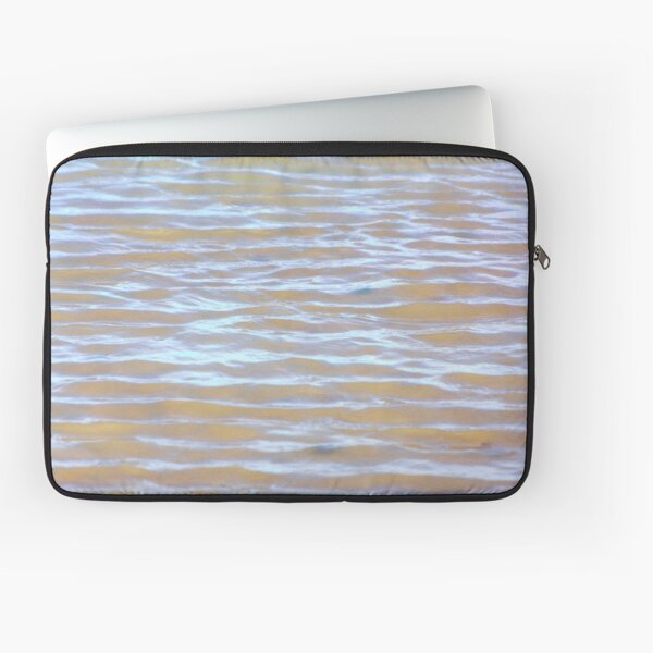 Low tides shimmer beach texture Laptop Sleeve