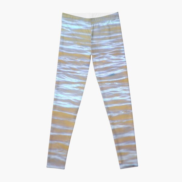 Low tides shimmer beach texture Leggings