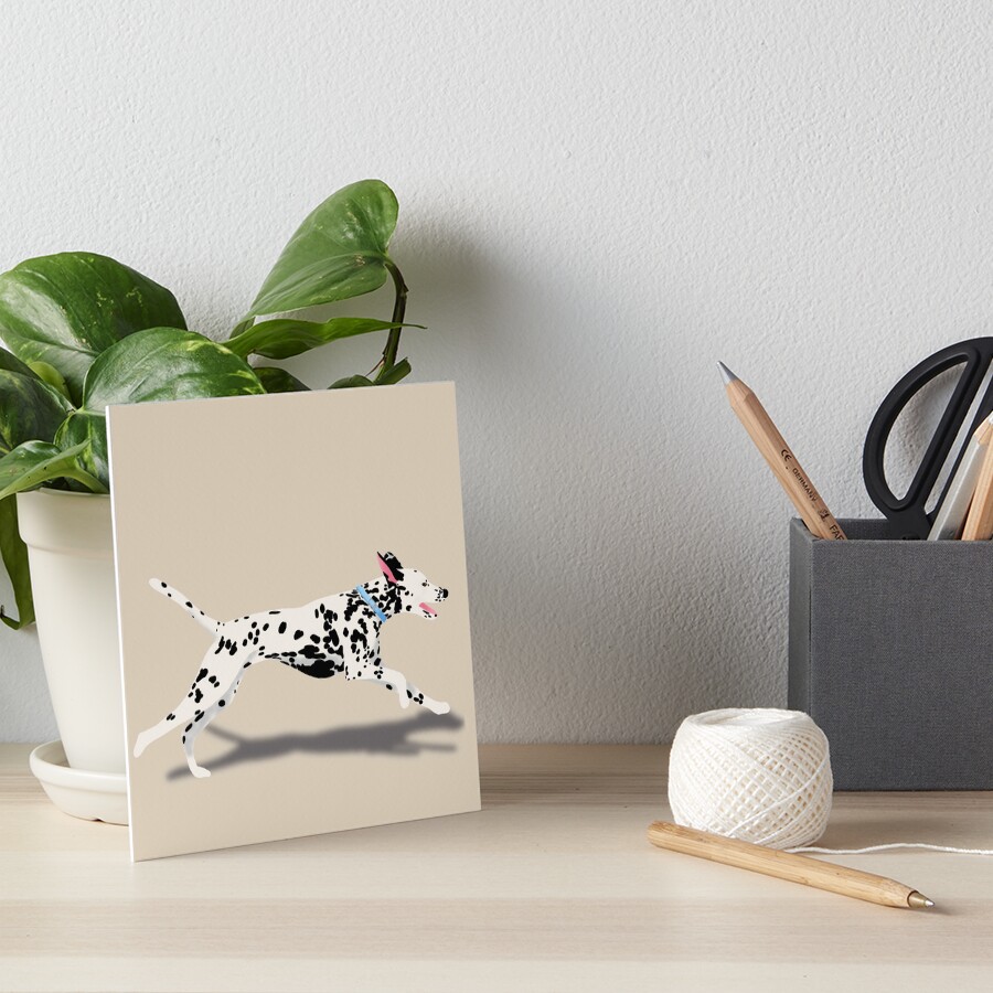 Dalmatian Art Board Print