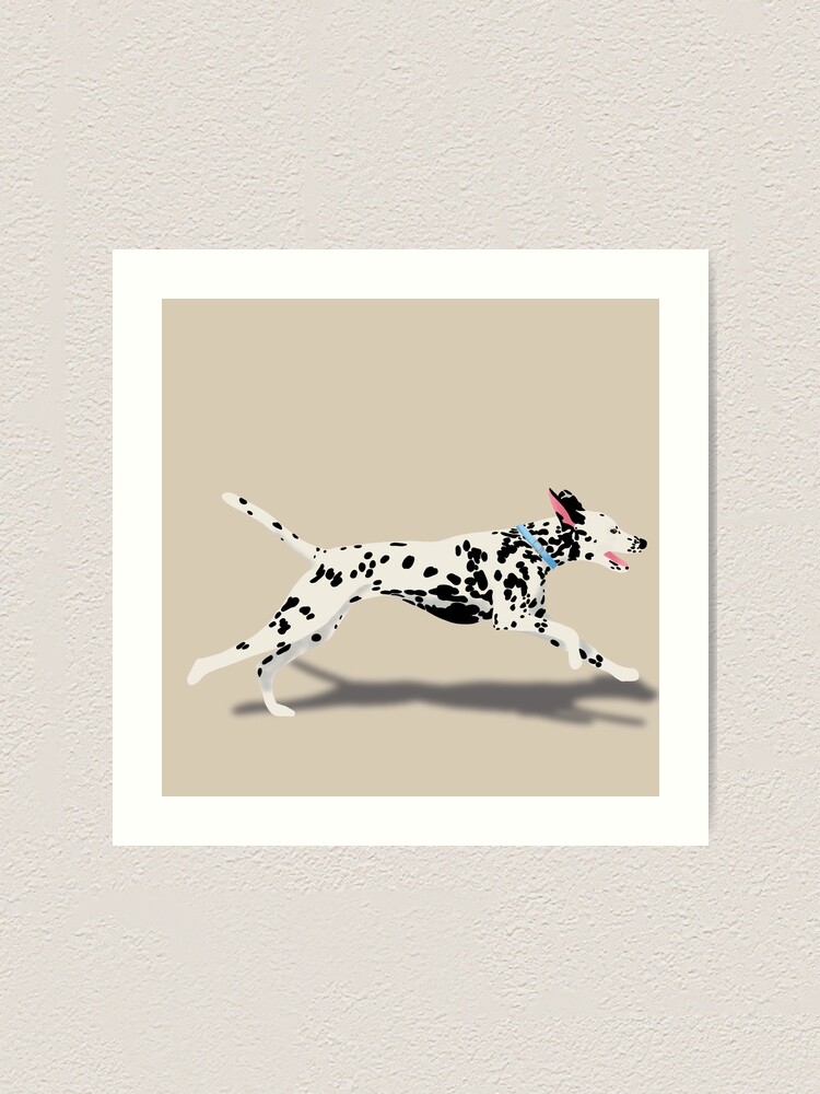 Alternate view of Dalmatian Art Print