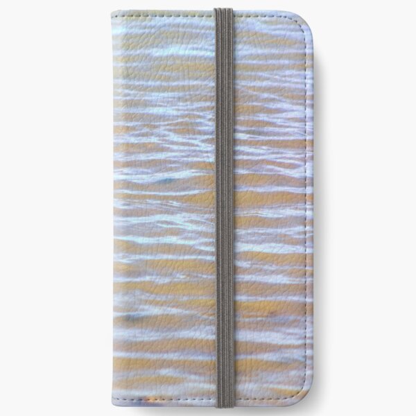 Low tides shimmer beach texture iPhone Wallet