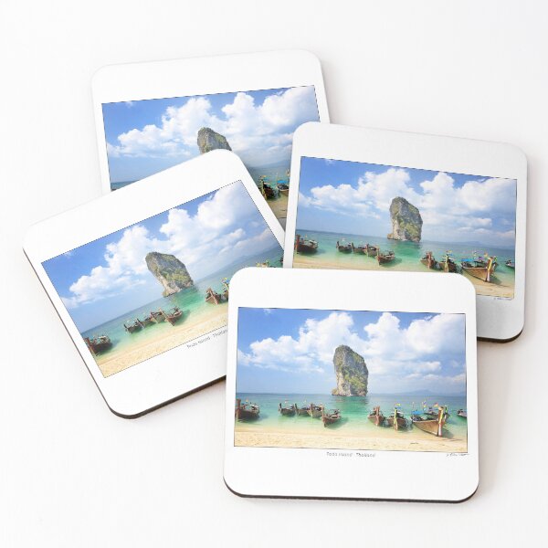 Item preview, Thai longtail boats on Poda Island, Thailand designed and sold by AndreasPrott.