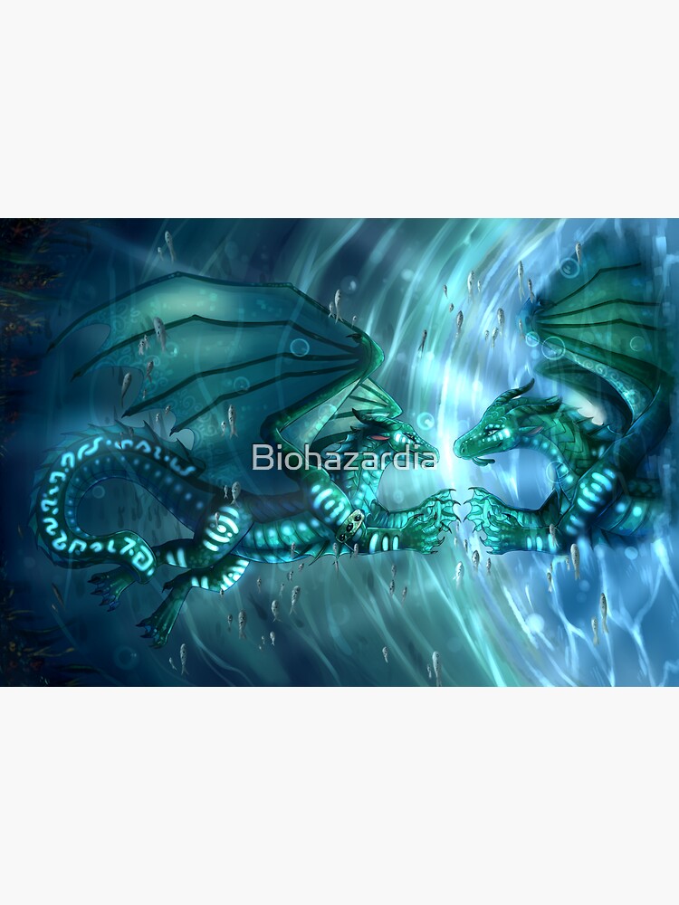 Wings of Fire - Fathom and Turtle by Biohazardia