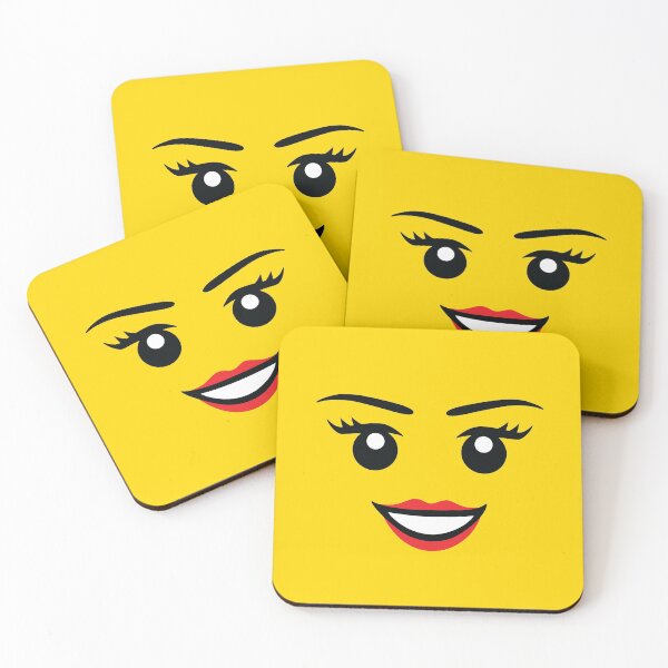 Item preview, Cute Female Minifigure Face Funny AFOL designed and sold by JustLivinLife.