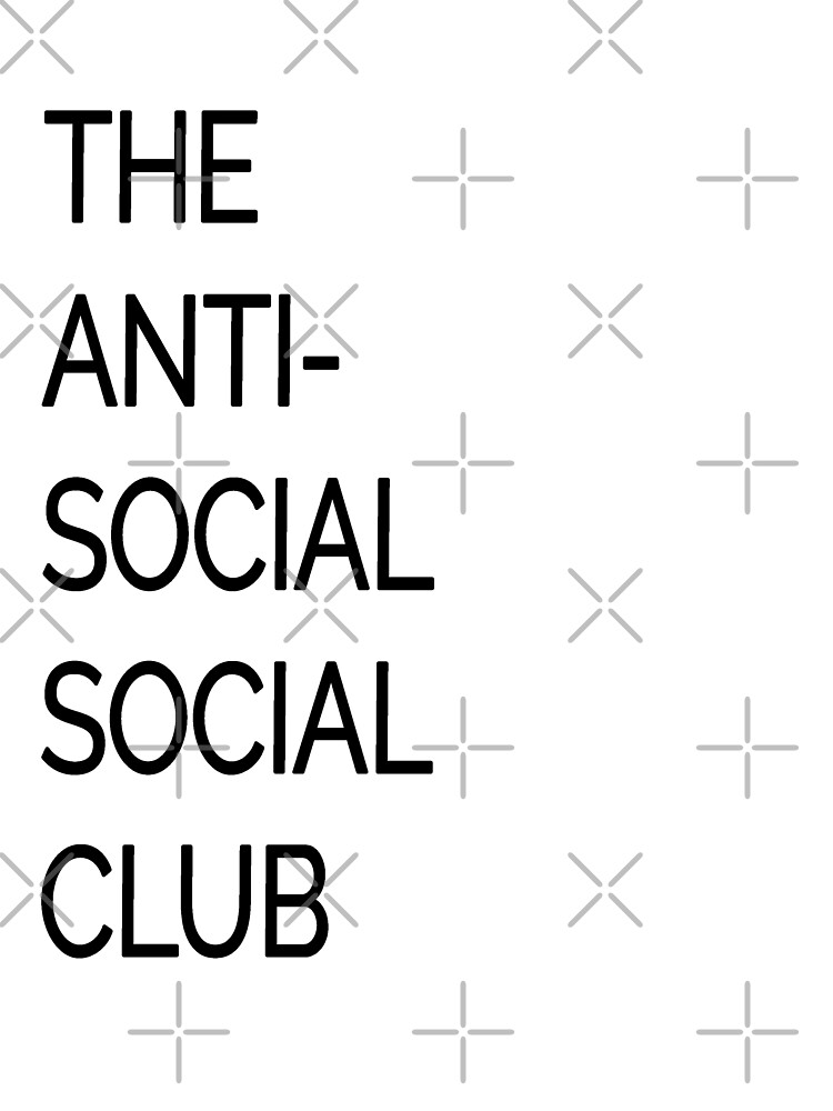 The Anti Social Social Club Sticker By Aliasotaku Redbubble 0986