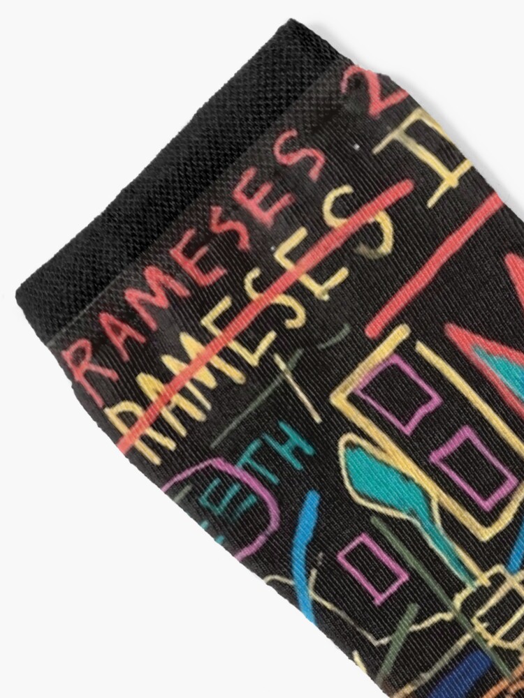 Alternate view of Vectorised famous New York street art / pop art from the 70s. Socks