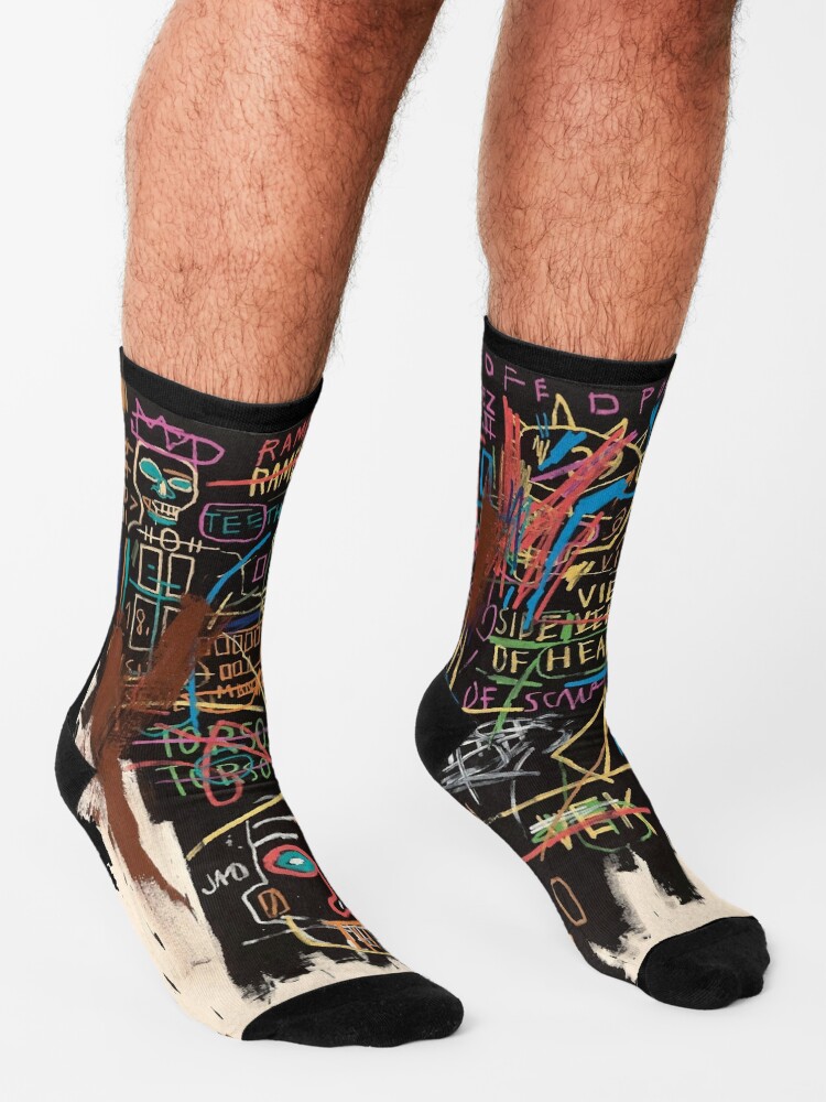 Alternate view of Vectorised famous New York street art / pop art from the 70s. Socks