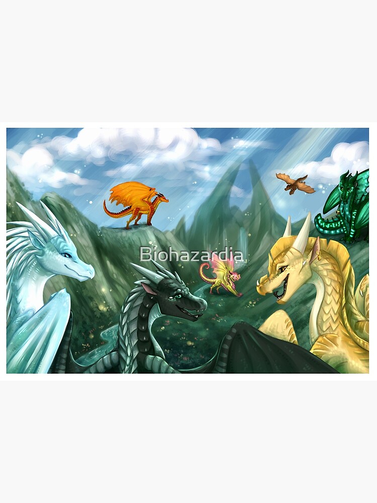 Wings of Fire - Welcome to Jade Mountain by Biohazardia