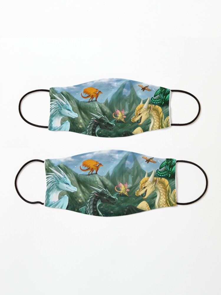 Alternate view of Wings of Fire - Welcome to Jade Mountain Mask