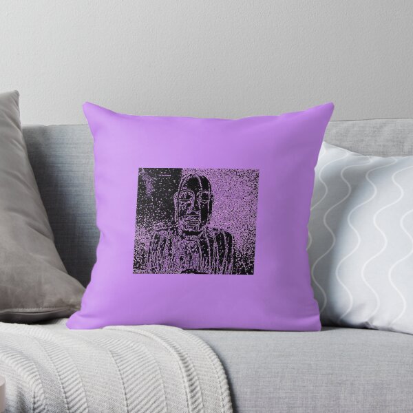 Karma in Lilac Throw Pillow