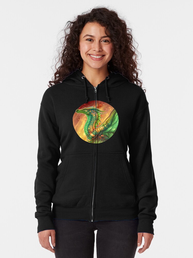 "Wings of Fire Sundew" Zipped Hoodie for Sale by Biohazardia Redbubble