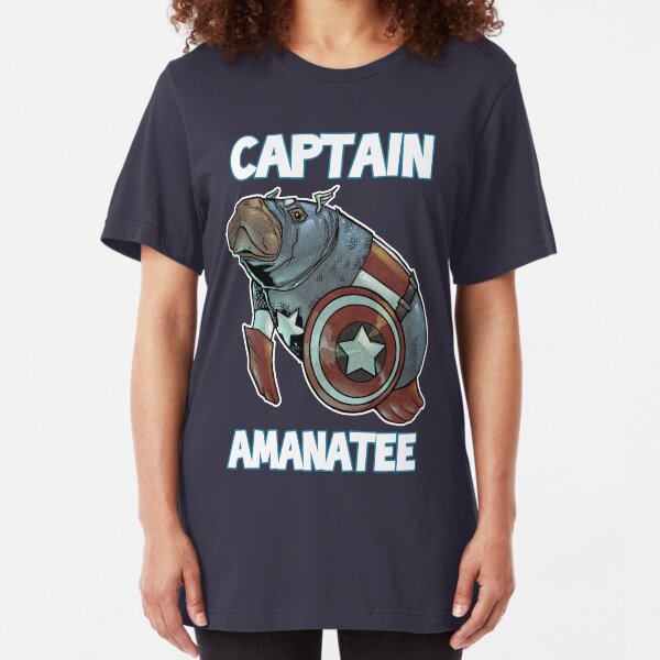 Captain Amanatee SALE! Slim Fit T-Shirt