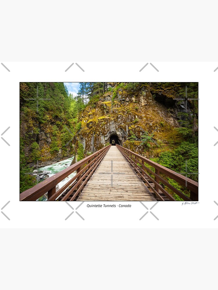"Quintette Tunnels and Coquihalla River in Coquihalla Canyon Provincial