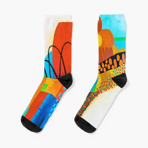 Happy Landscape Socks