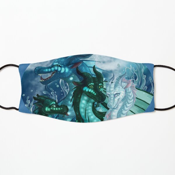 Wings of Fire - Royal SeaWings - Auklet, Tsunami, Turtle, Anemone Kids Mask