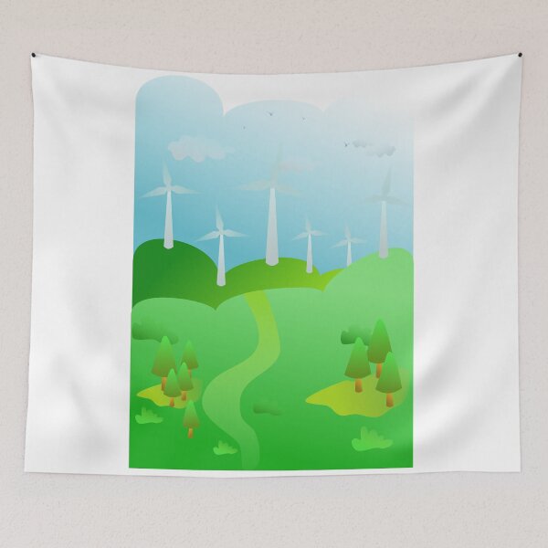 Item preview, Green landscape designed and sold by Logan81.