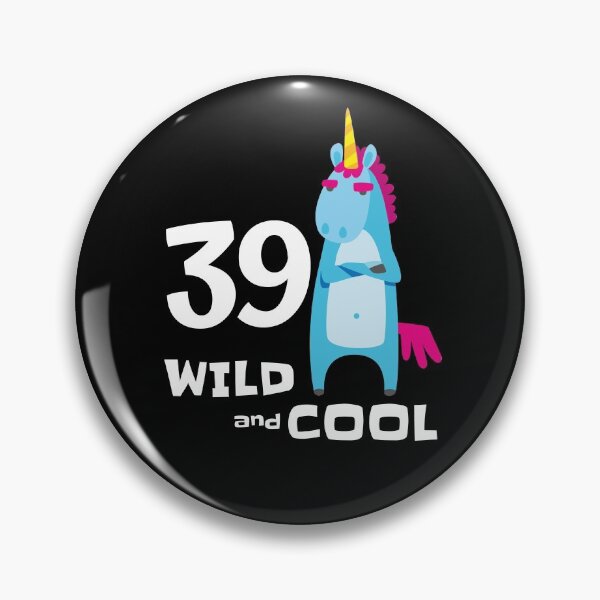 Item preview, 39 Bday Outfit Funny Unicorn 39th Birthday Gift For Him Wild & Cool Thirty-Nine Years Old Bday Party designed and sold by FunnySunny T-Shirts.