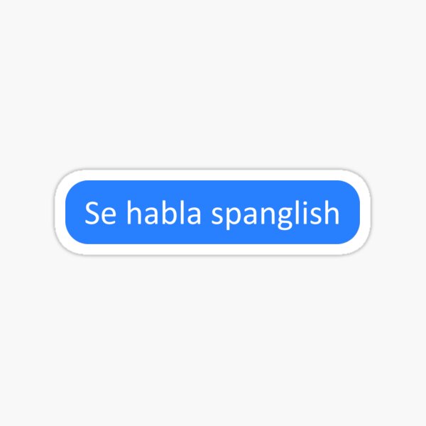 Item preview, Se habla spanglish designed and sold by SmileMiau.