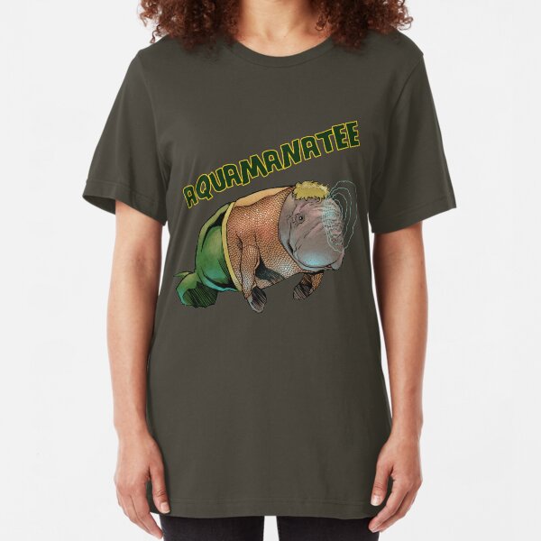Aquamanatee Slim Fit T-Shirt