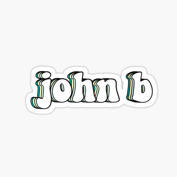 "outerbanks john b sticker " Sticker by starsilhouette Redbubble
