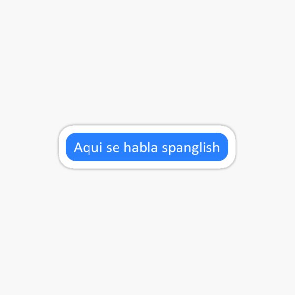 Item preview, Aqui se habla spanglish designed and sold by SmileMiau.