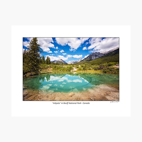 "Inkpots" in Banff National Park, Alberta, Canada Photographic Print