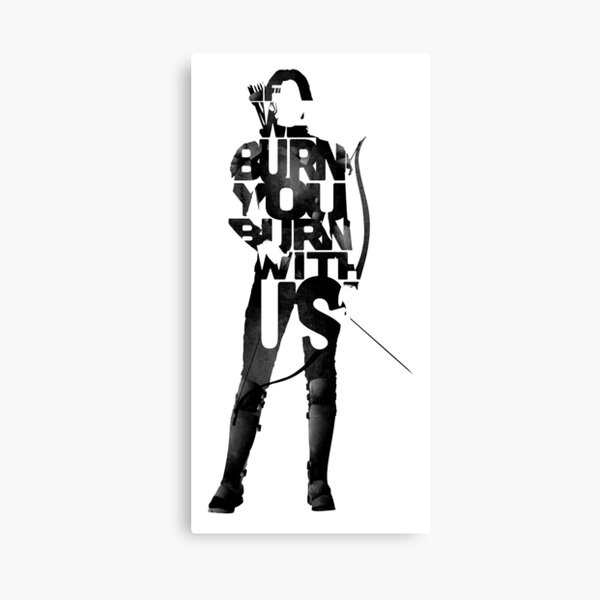 If we burn you burn with us Canvas Print