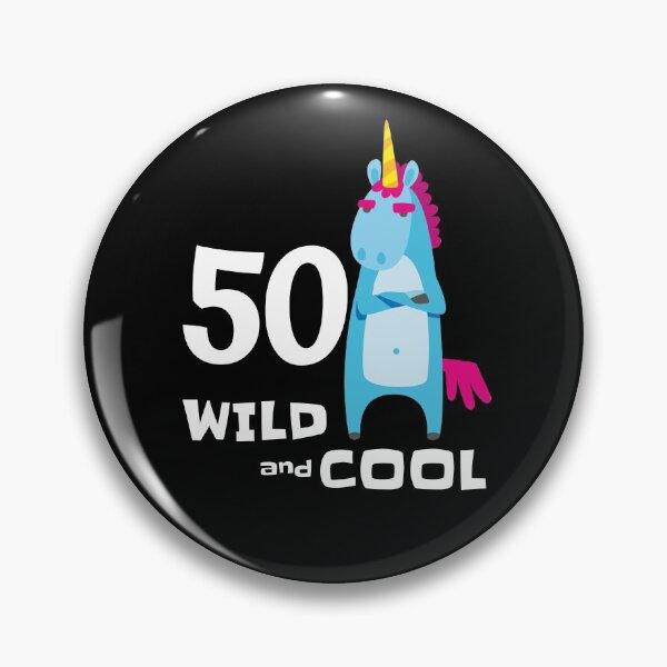 Item preview, Funny 50 Birthday Party Unicorn Outfit 50th Bday Gift For Him Wild & Cool Fifty Years Old Bday designed and sold by FunnySunny T-Shirts.