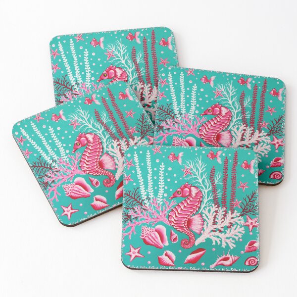 Item preview, Pink Seahorse by Helen Bellart designed and sold by Helen Bellart.