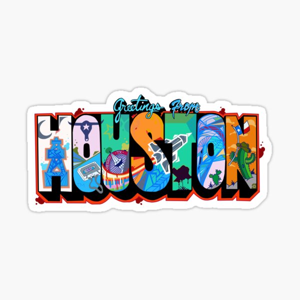 Item preview, Greetings From Houston designed and sold by sosowane.