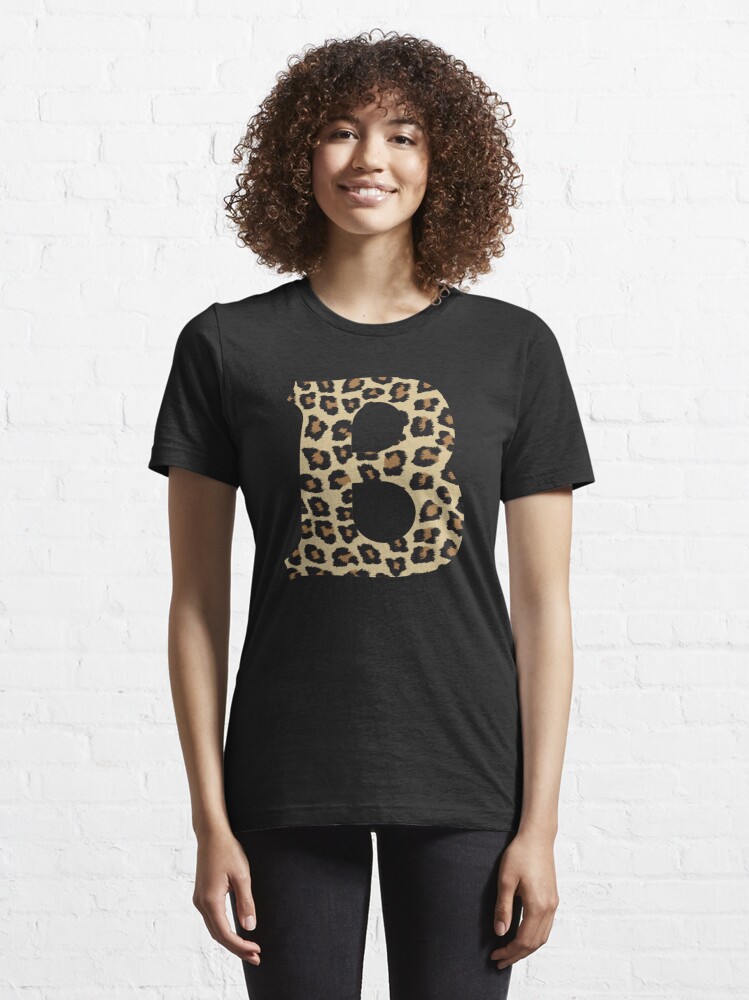 Monogrammed Leopard T-Shirt