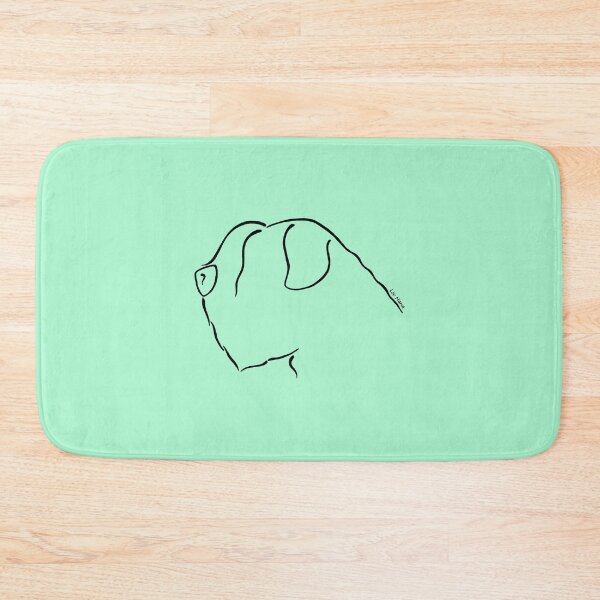 Item preview, Bouvier des Flandres silhouette outline designed and sold by LivHana.