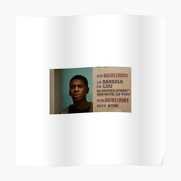 Jamal sur mon faux identifiant de bloc Poster