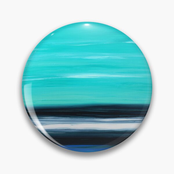 Item preview, Aqua Sky - Bold Abstract Landscape Art designed and sold by Sharon Cummings Art.