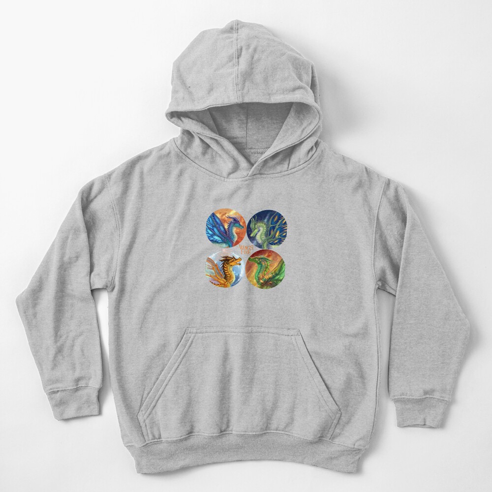 Wings of Fire - Heroes of the Lost Continent Kids Pullover Hoodie