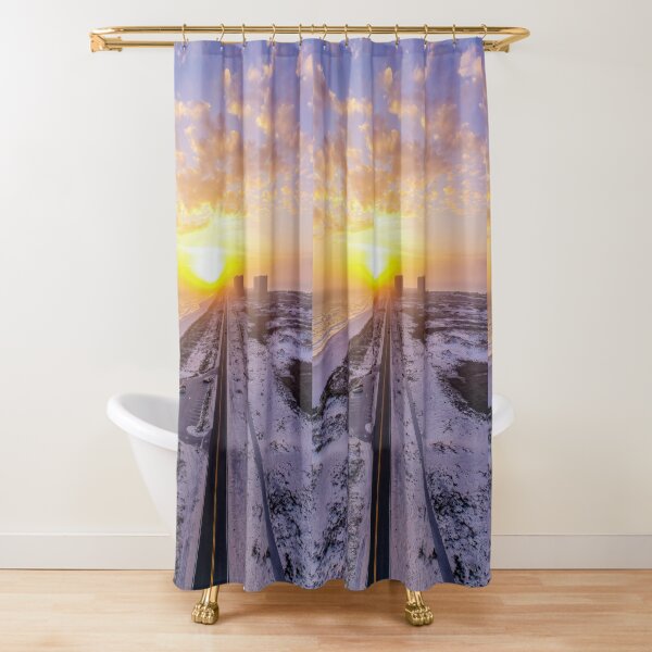 Road to Happiness Shower Curtain