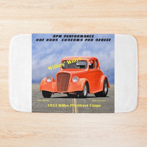 Item preview, 1933 Willy's Pro Street Coupe 'Magazine Cover' designed and sold by DaveKoontz.