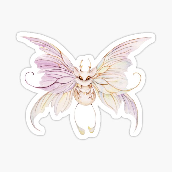 Moonlight Butterfly Sticker