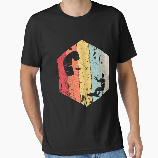 Item preview, Kite Boarding Kiteboarder Retro Vintage Look Gift designed and sold by MarkusShirts.