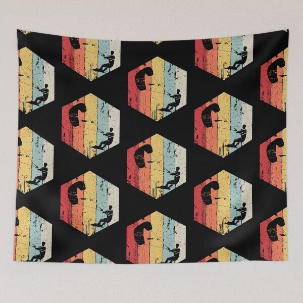 Item preview, Kite Boarding Kiteboarder Retro Vintage Look Gift designed and sold by MarkusShirts.