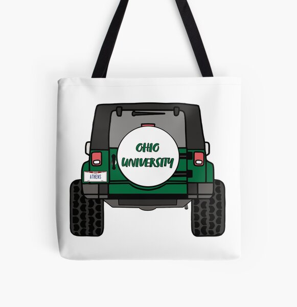  Jeep Iconic Logo Premium Tote Bag : Home & Kitchen