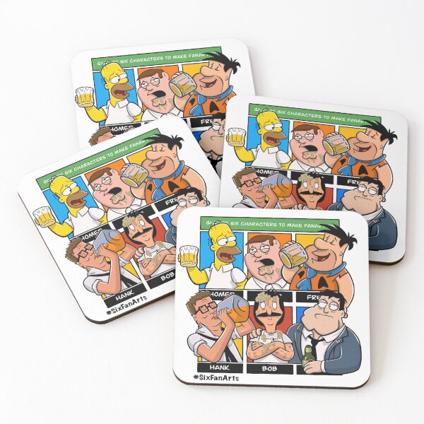 Item preview, Sixfanarts challenge, drinking dads designed and sold by animatedpencil.