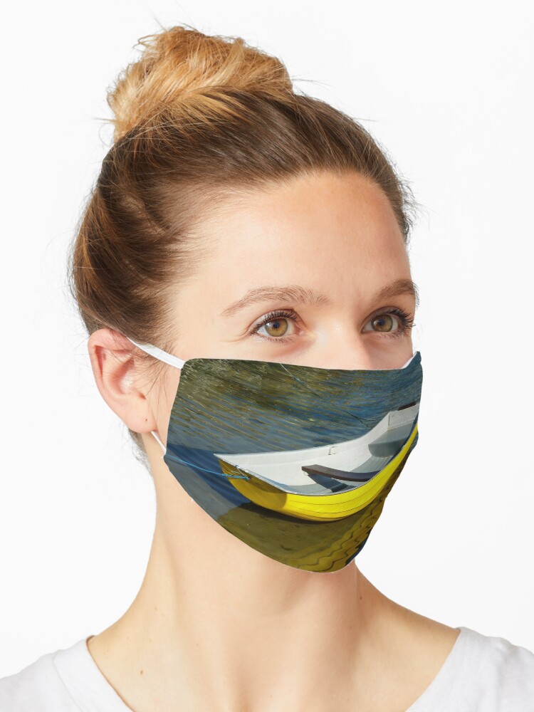 Download Yellow Boat Mask By Fara Redbubble Yellowimages Mockups